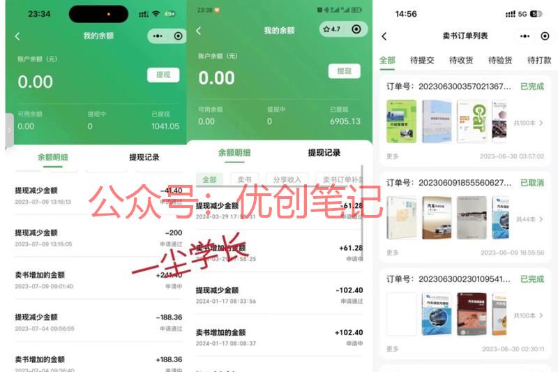 毕业季来临分享一个校园二手书..情报-搞钱线报📢论坛-网创交流-优创圈